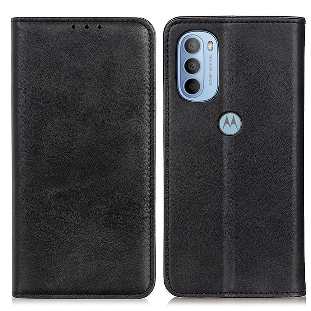 Moto G31 / G41 Fodral Flip Split Läder