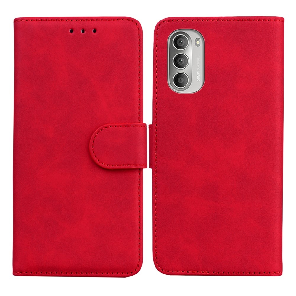 Moto G51 Fodral Skin Touch Läder