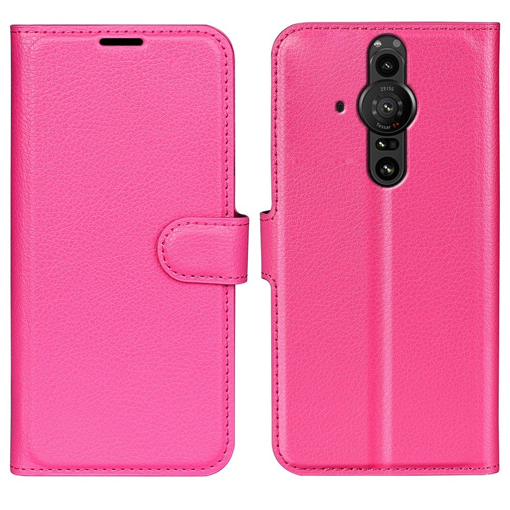 Xperia Pro-I Fodral Litchi Textur