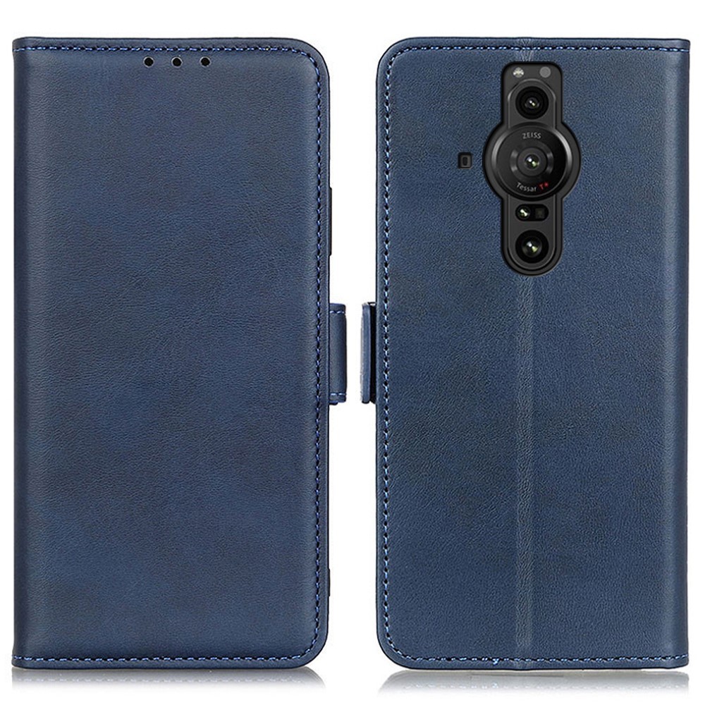 Xperia Pro-I Fodral Läder Med Magnetisk Stängning