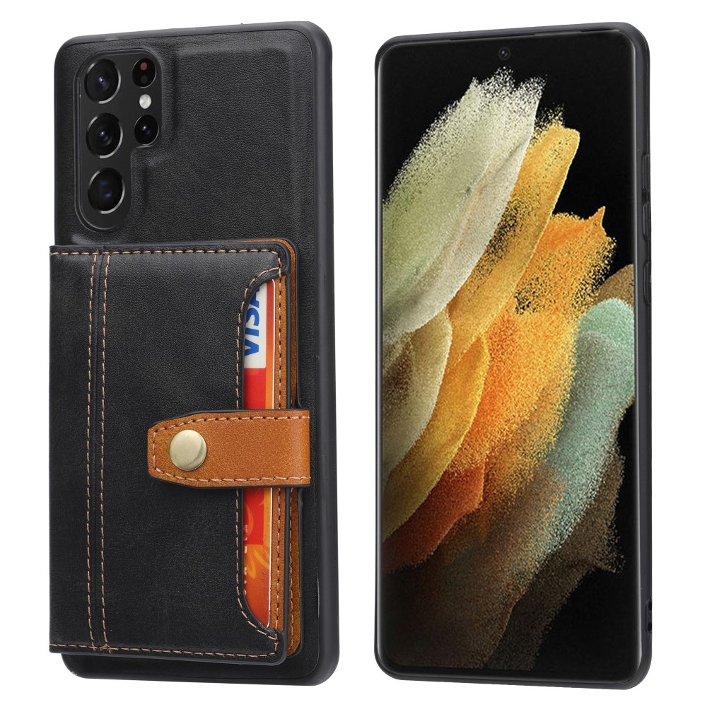 Galaxy S22 Ultra Skal Med Plånboksfunktion