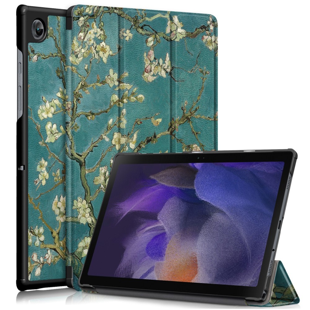 Galaxy Tab A8 10.5 (2021) Fodral Tri-Fold Peach Blossom