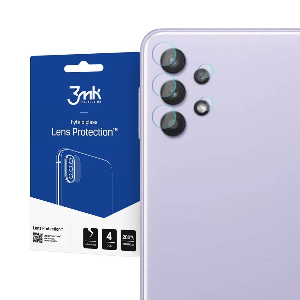 3MK Samsung Galaxy A33 4-PACK Linsskydd Hybrid Glas