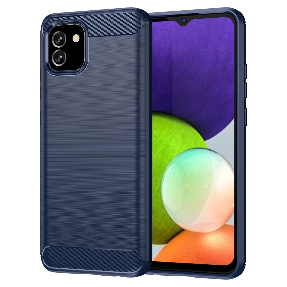 Galaxy A03 Skal Borstad Stål Textur
