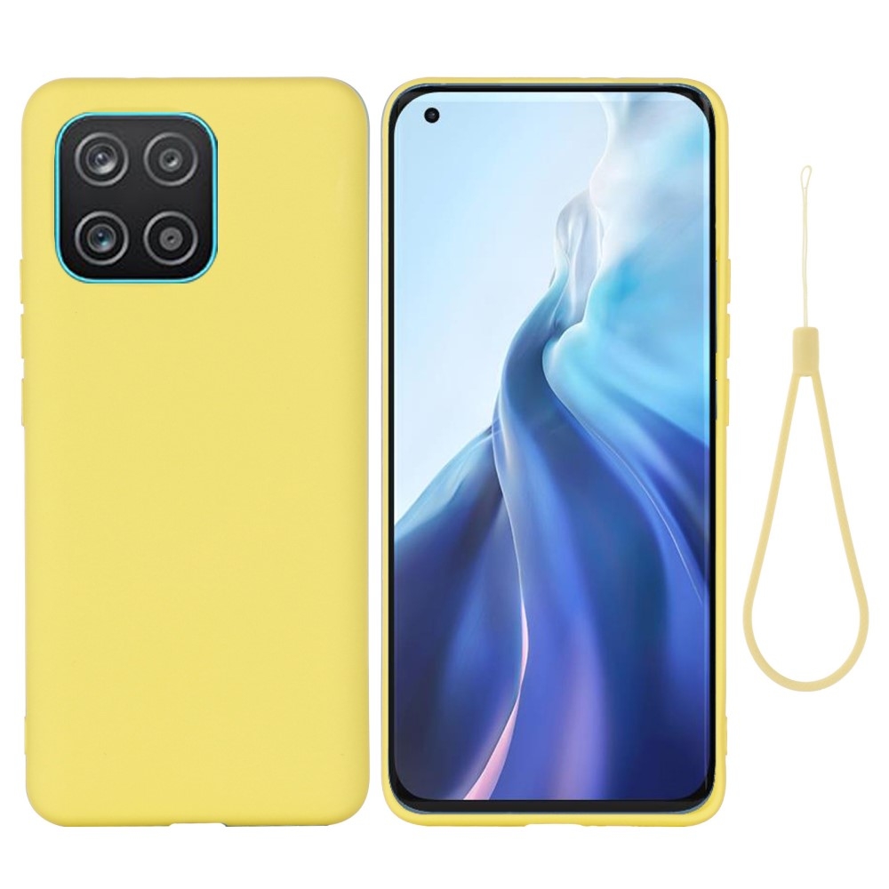 Galaxy A03 Skal Liquid Silikon Med Strap