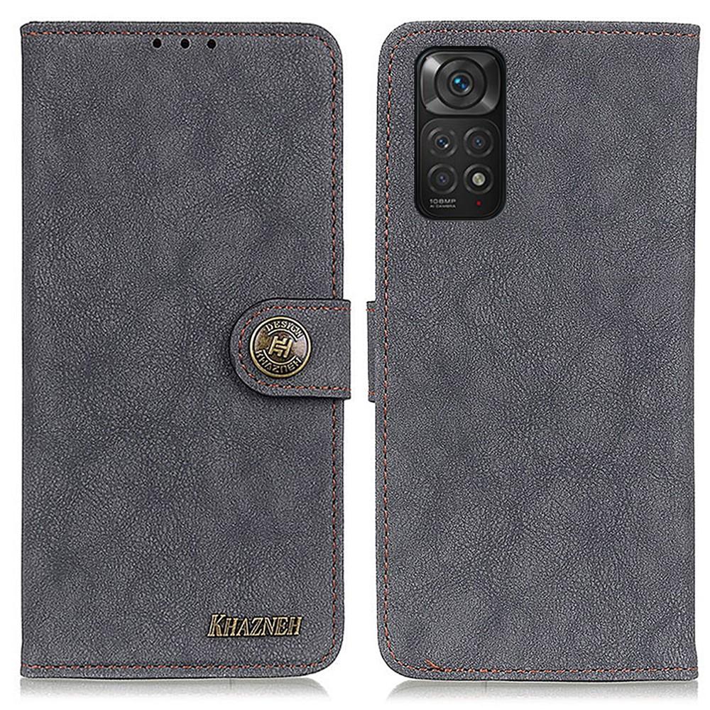 KHAZNEH Xiaomi Redmi Note 11 Fodral Split Läder