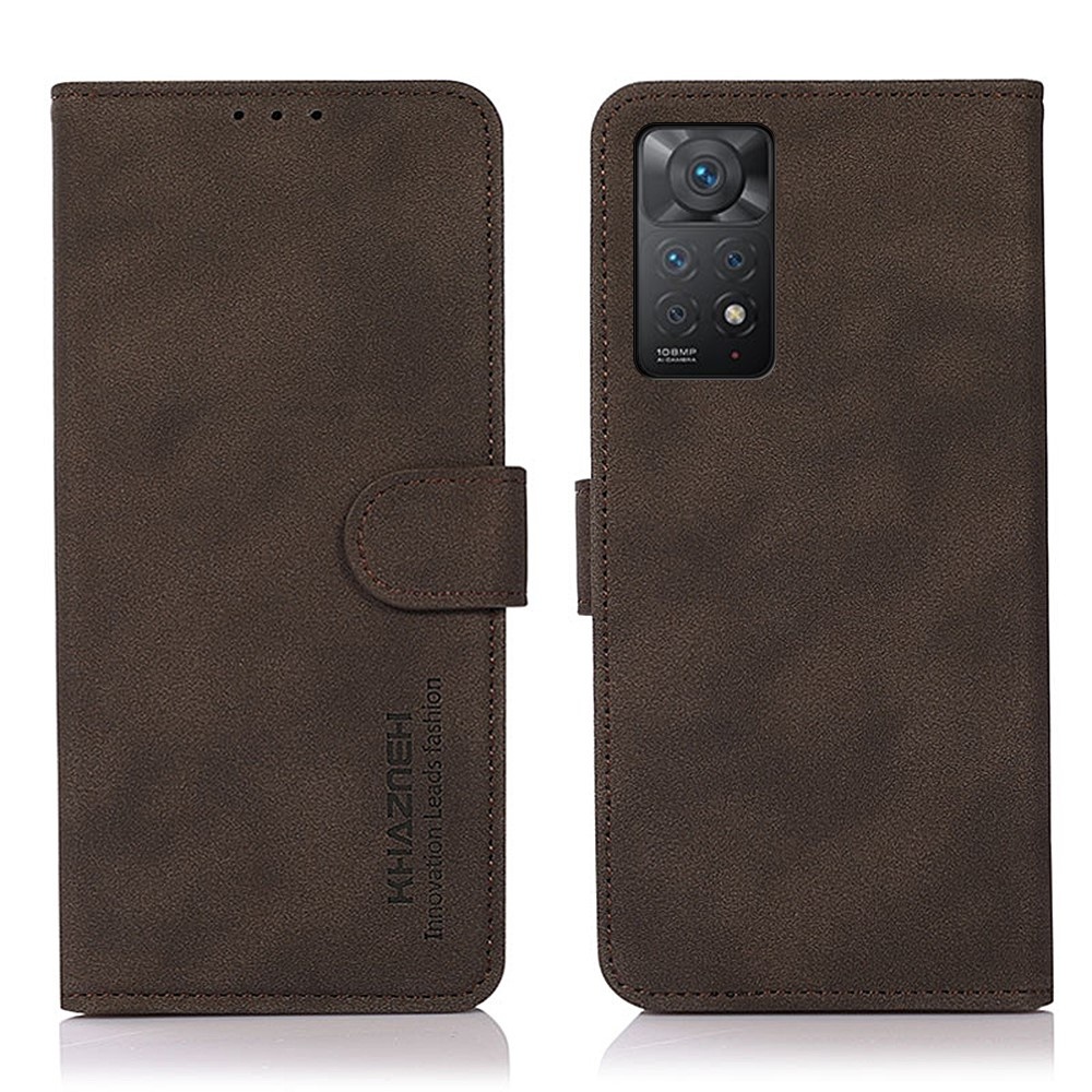 KHAZNEH Xiaomi Redmi Note 11 Pro Fodral Retro Läder