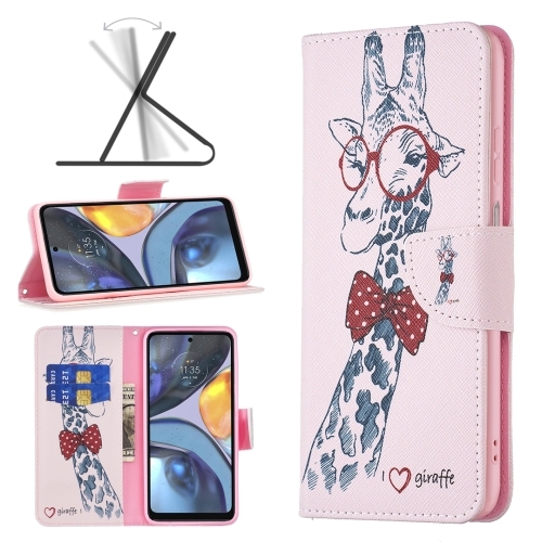 Moto G22 Fodral Tryck Giraff
