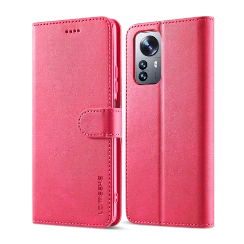 LC.IMEEKE Xiaomi 12 Fodral Läder Röd