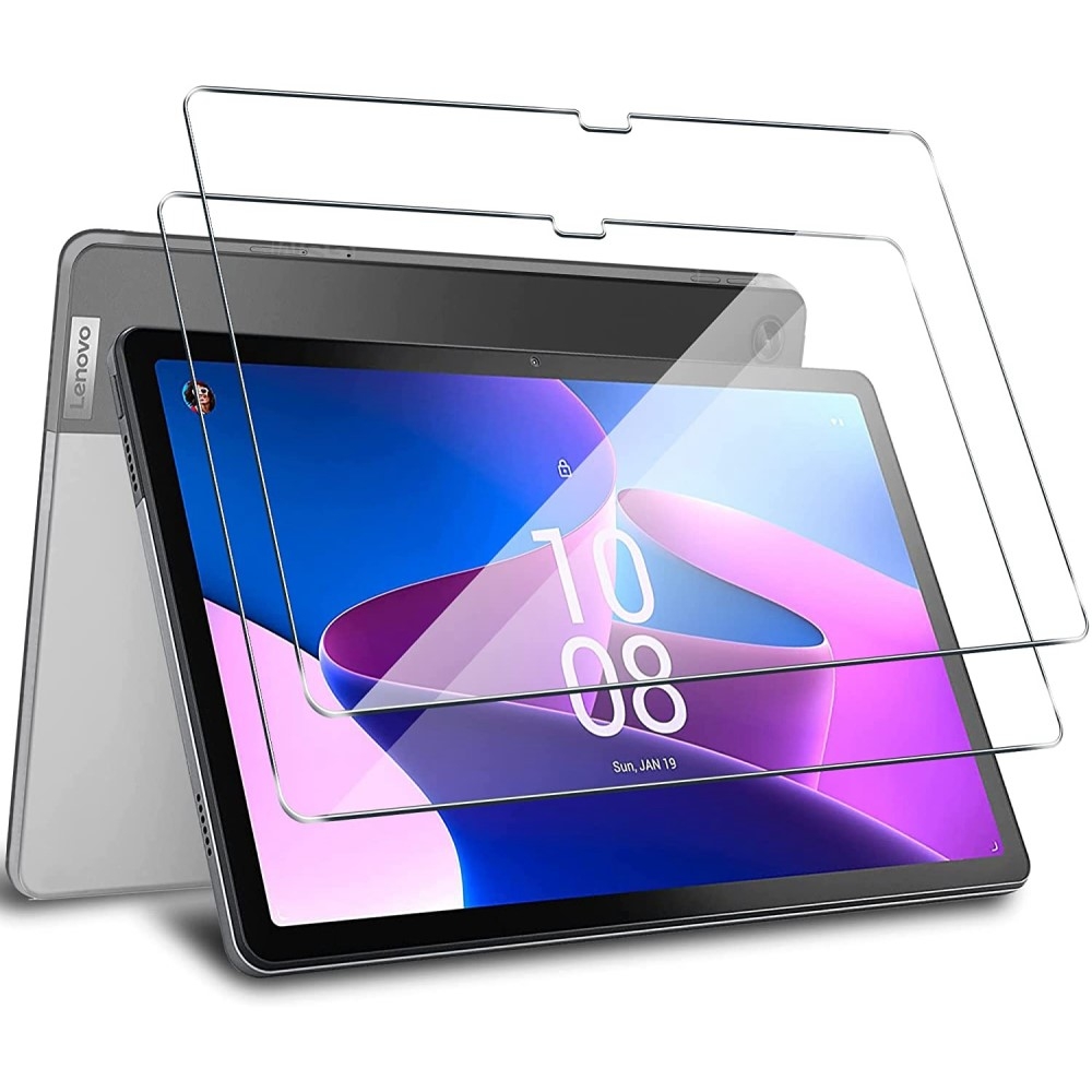Tab M10 Plus Gen 3 2-PACK Skärmskydd Härdat Glas