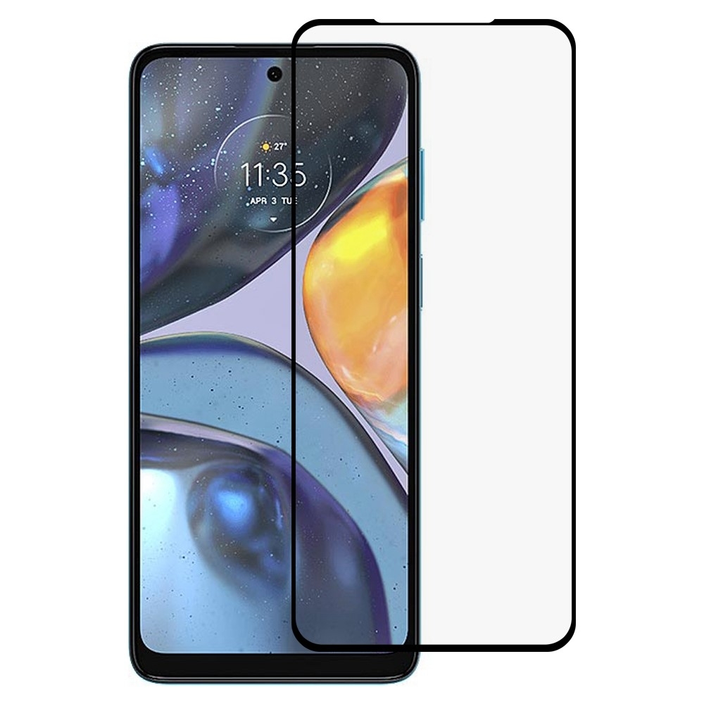 Moto G22 Skärmskydd Heltäckande Härdat Glas