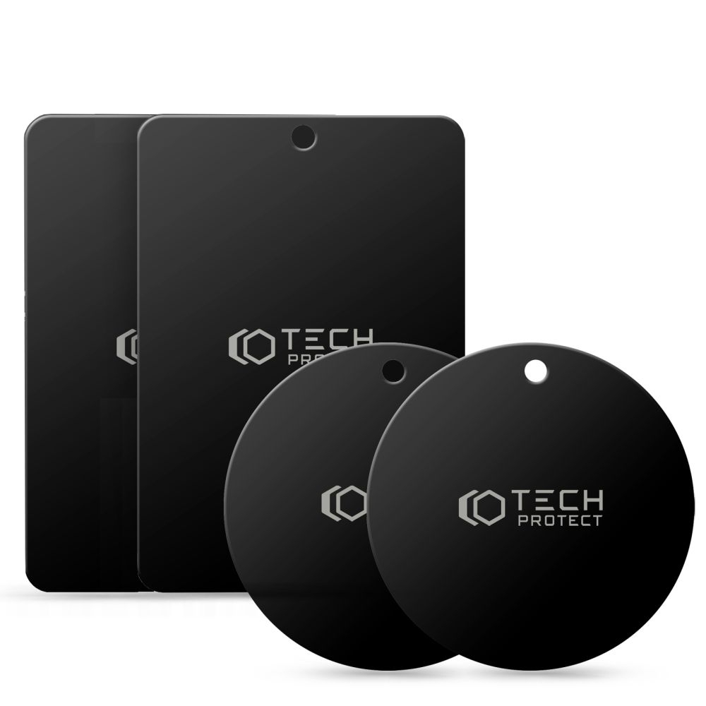 Tech-Protect 4-PACK Magnetisk Metallplatta