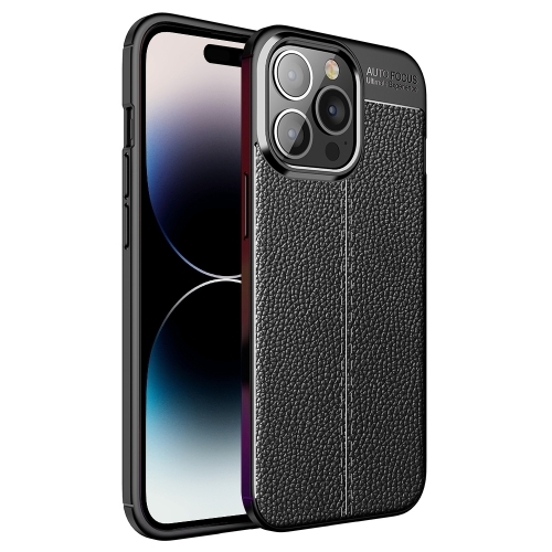 iPhone 14 Pro Max Skal Litchi Textur
