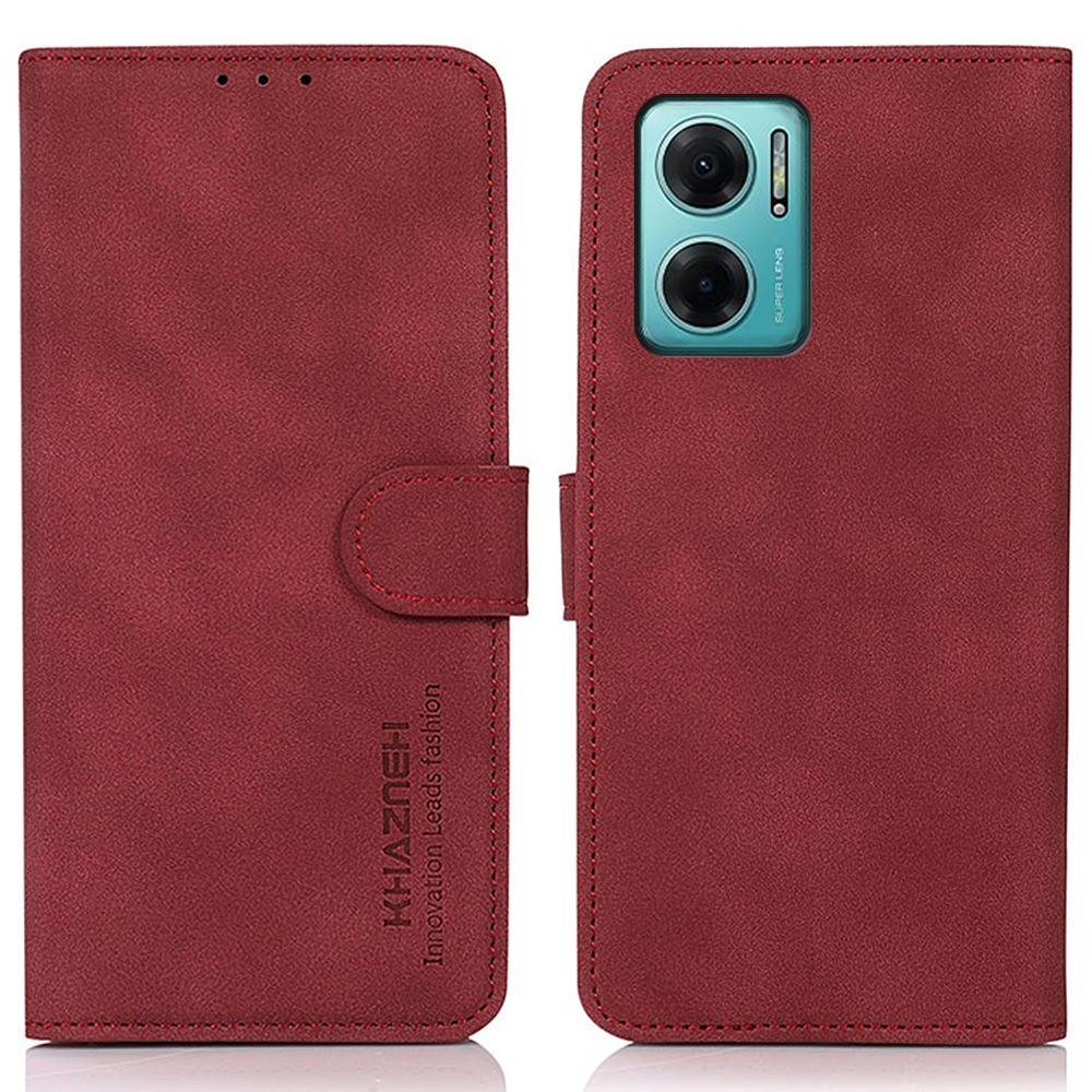 KHAZNEH Xiaomi Redmi 10 Fodral Retro Läder