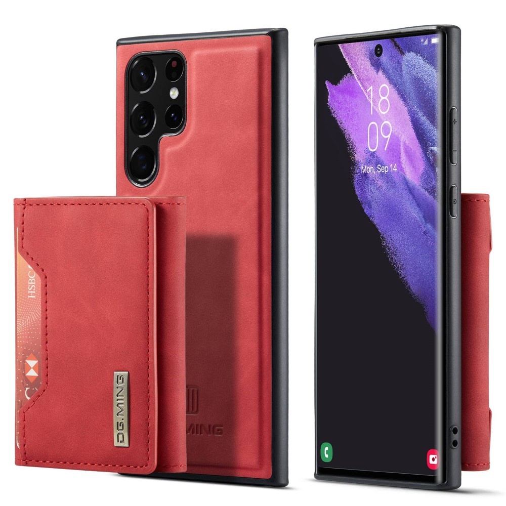 DG.MING Galaxy S23 Ultra Skal Med Magnetisk Plånbok