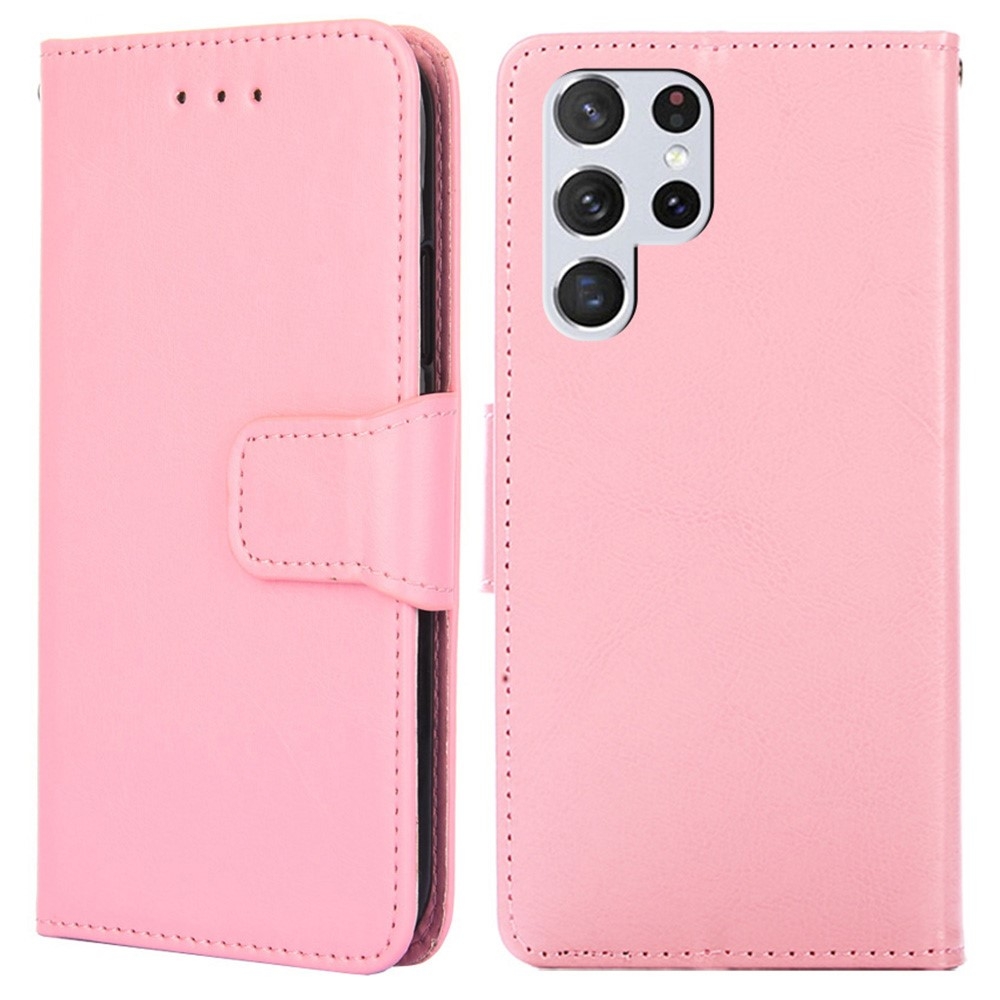Galaxy S23 Ultra Fodral Läder Ljus