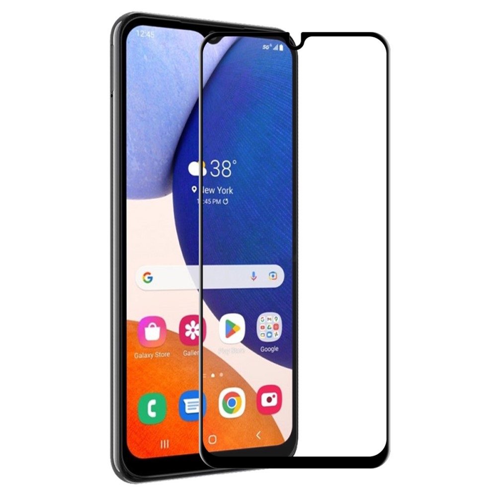 ENKAY Samsung Galaxy A14 / Skärmskydd Heltäckande Härdat Glas