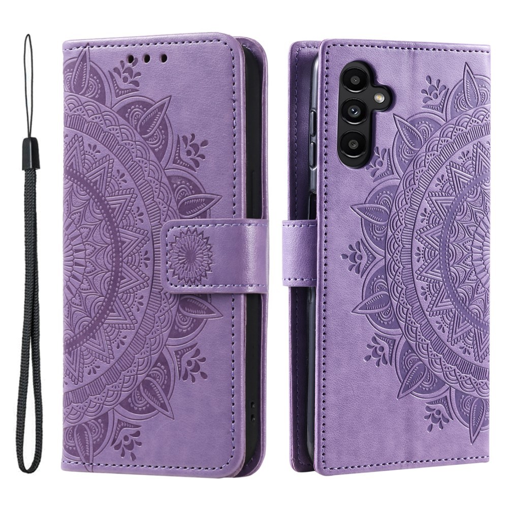 Galaxy A34 Fodral Mandala Läder