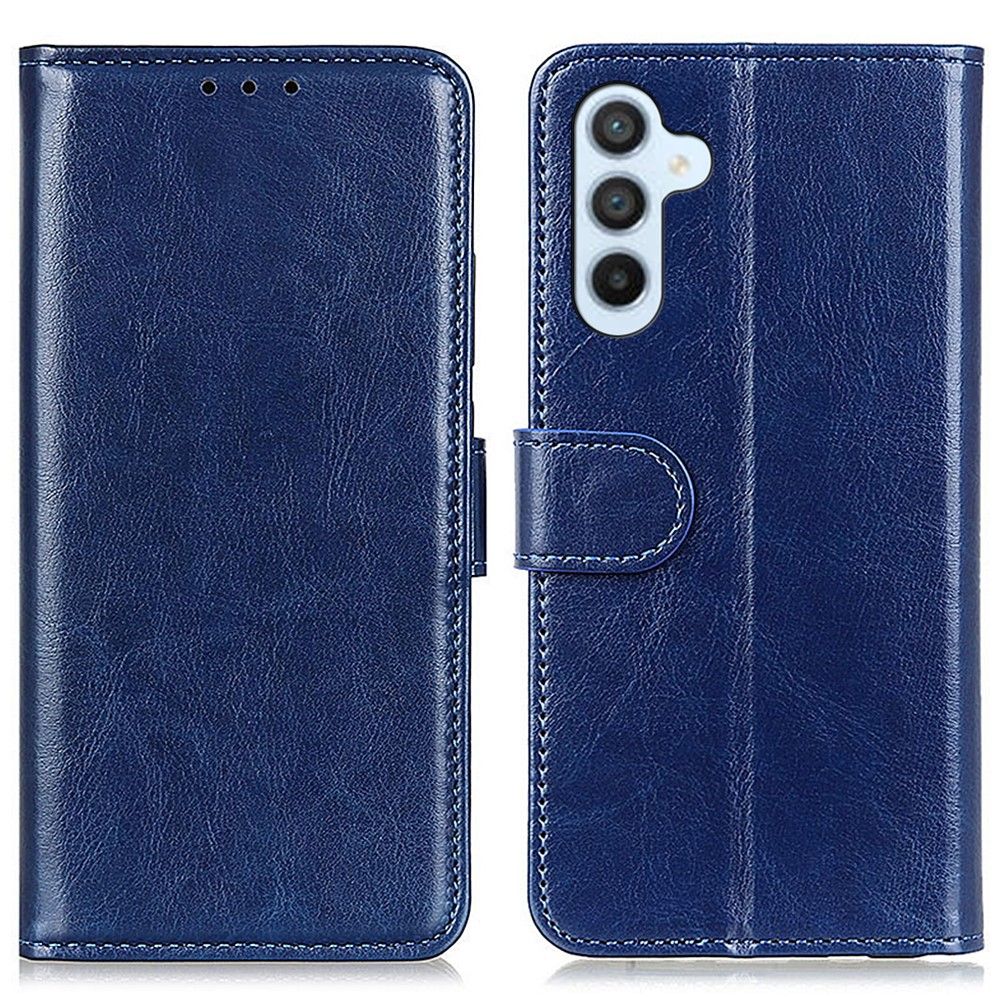 Galaxy A34 Fodral Crazy Horse Läder