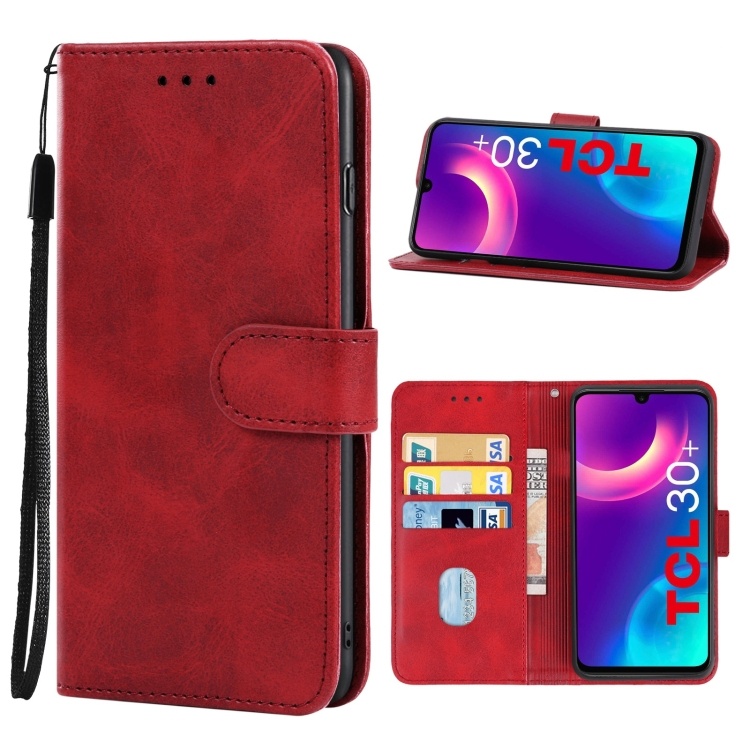 TCL 30+ (2022) Fodral Solid Läder