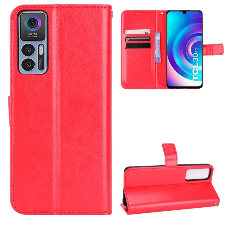 TCL 30+ (2022) Fodral Crazy Horse Retro Läder