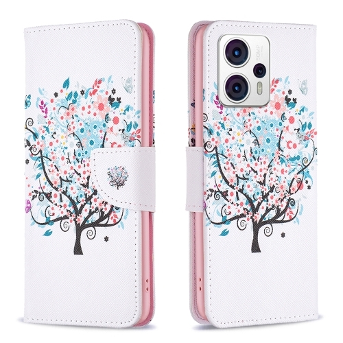 Moto G13 / G23 / G53 Fodral Med Tryck Träd