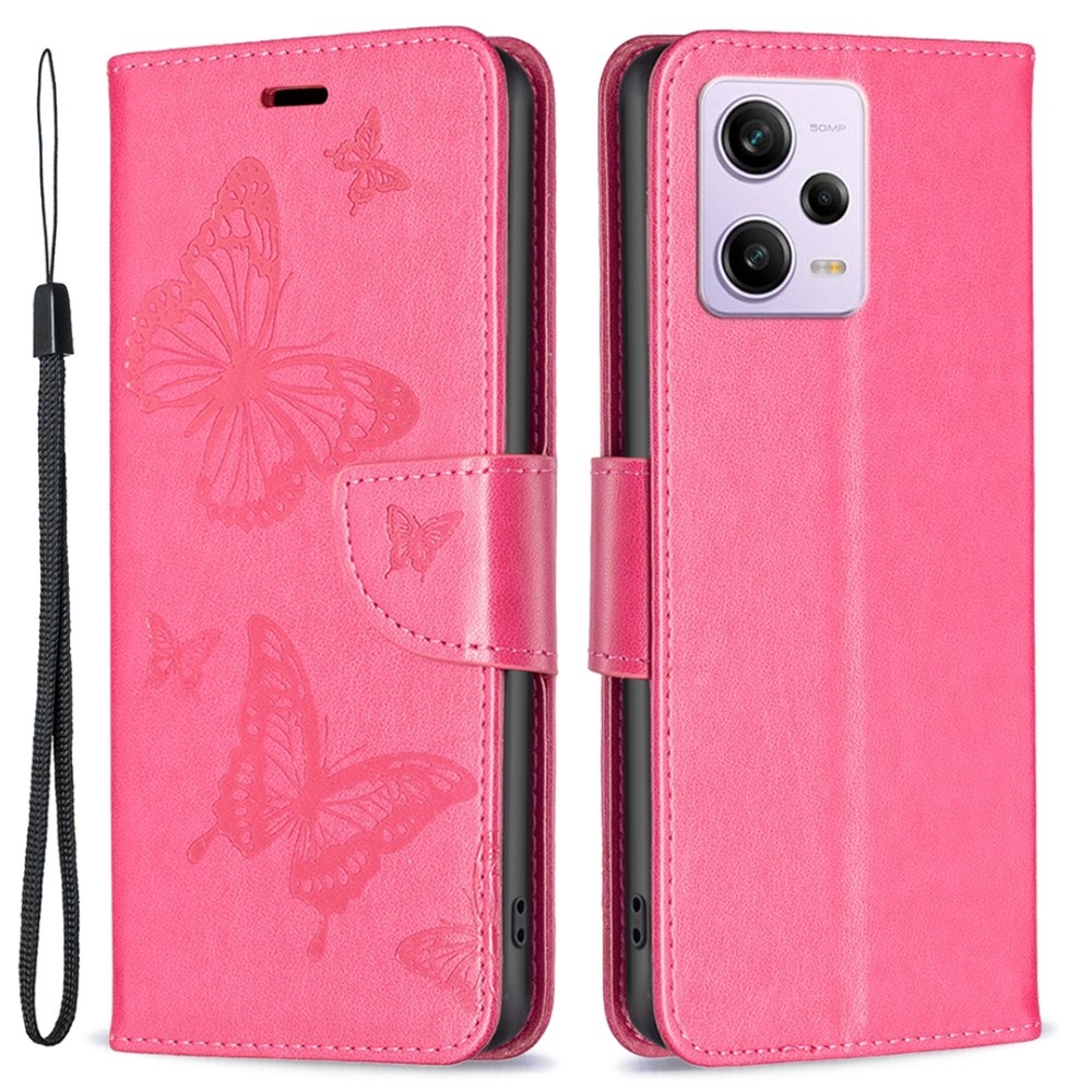 Redmi Note 12 Pro Fodral Med Fjäril Tryck