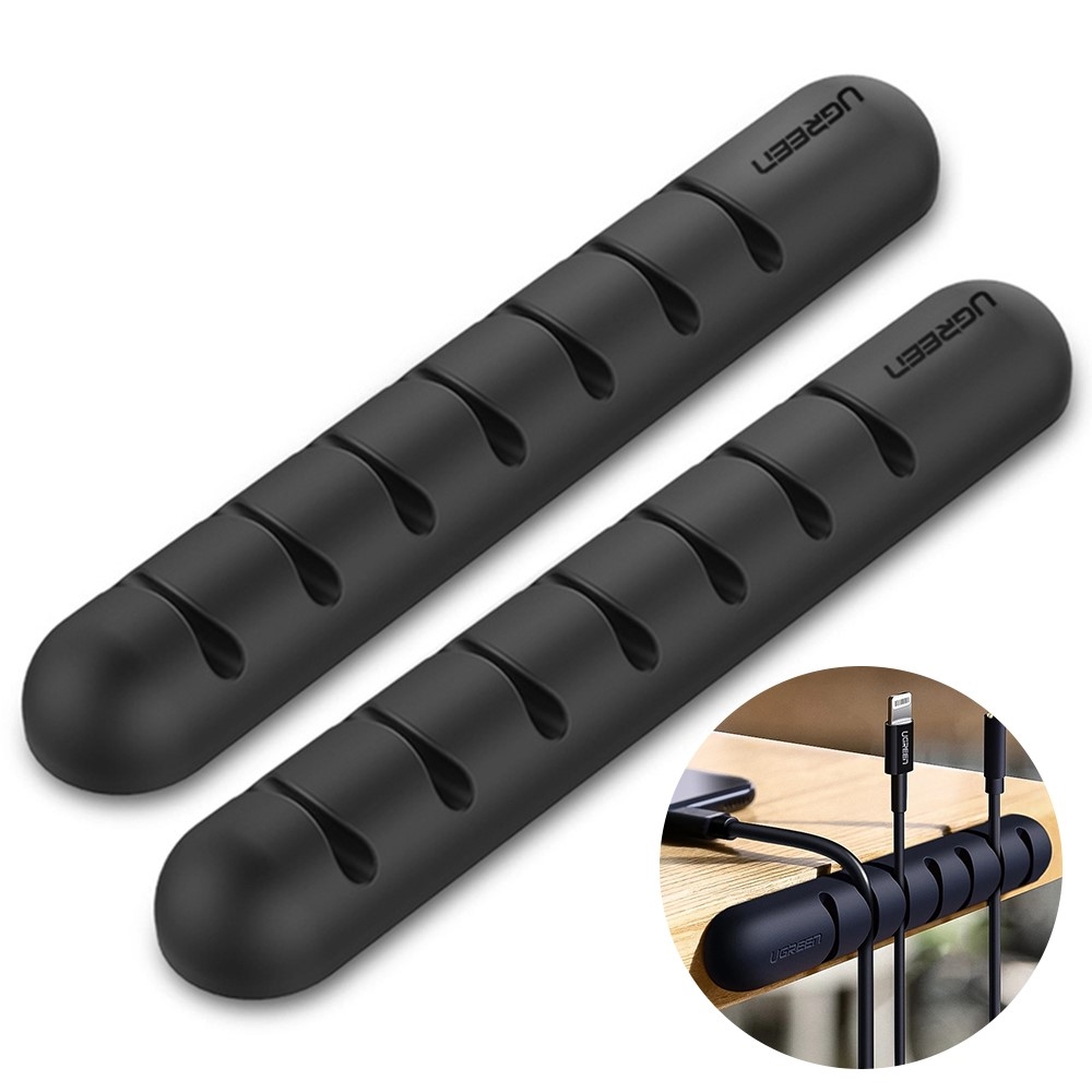 UGREEN 2-PACK Kabelhållare / Kabelklämma För 7 Kablar