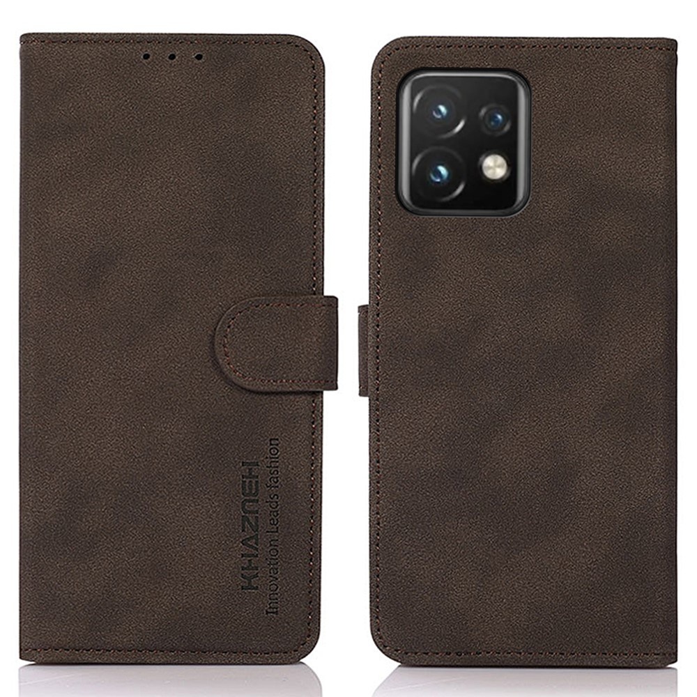 KHAZNEH Motorola Edge 40 Pro Fodral Retro Läder