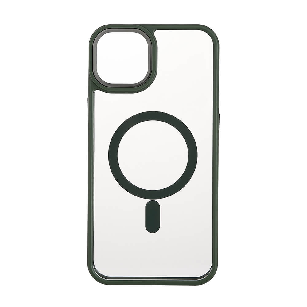 ONSALA iPhone 15 Plus Skal Bumper MagSafe Grön