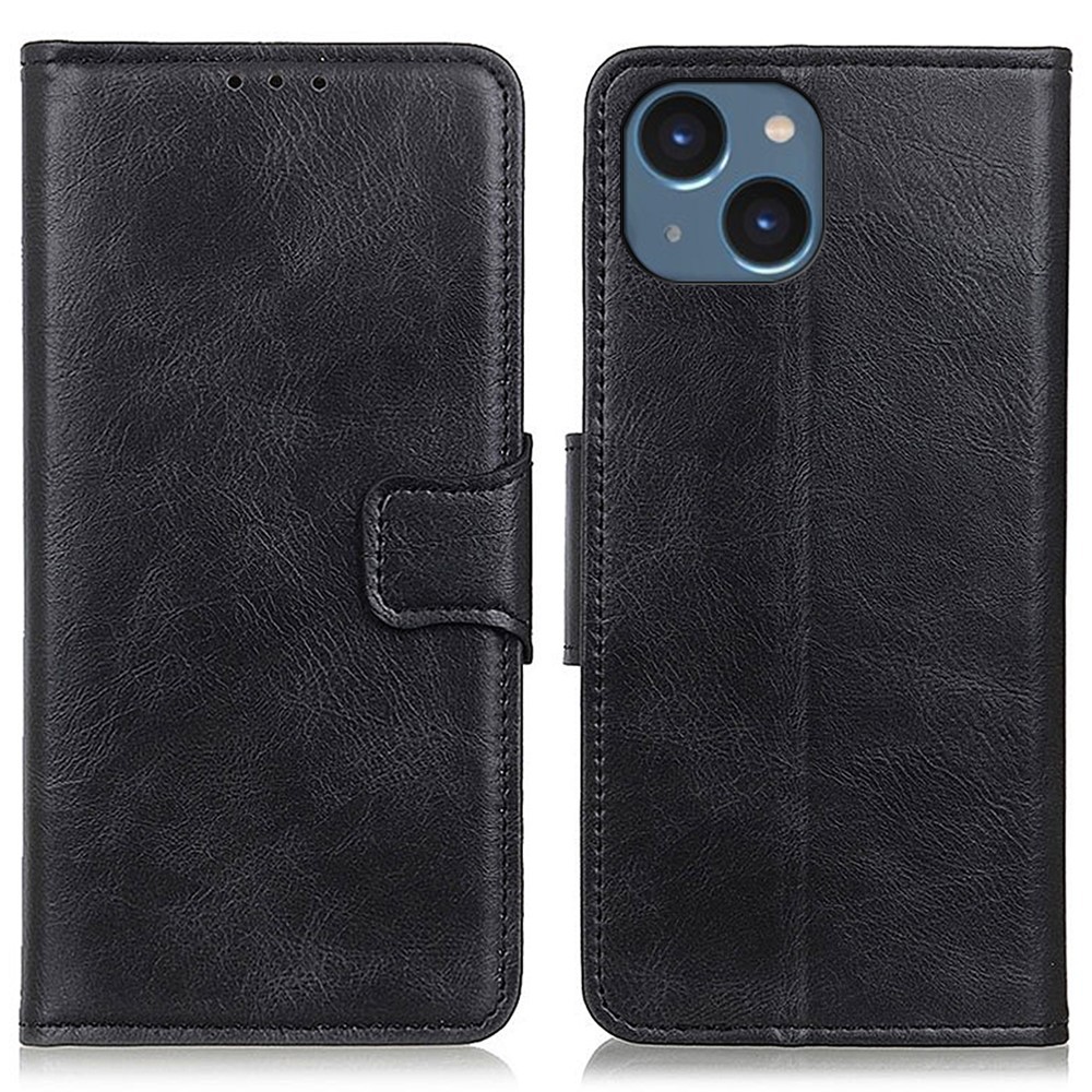 iPhone 15 Fodral Crazy Horse Folio