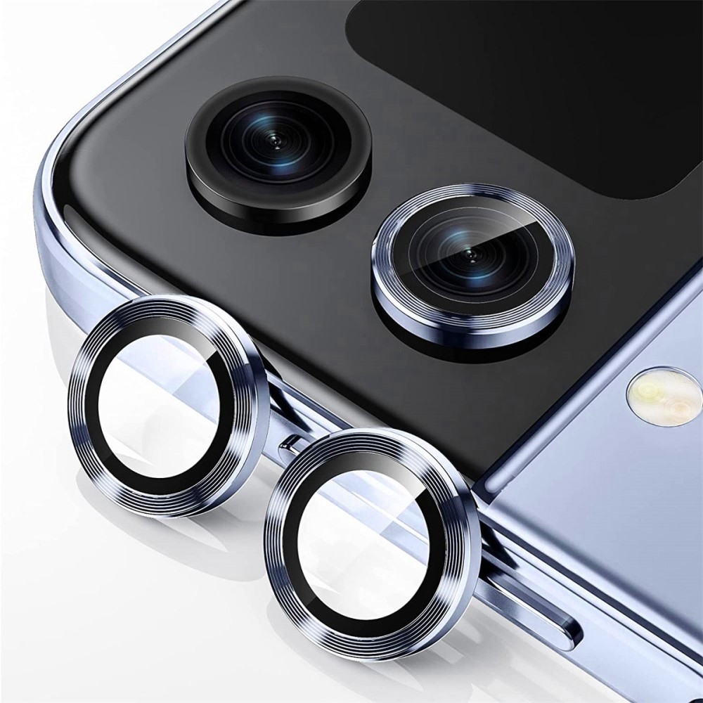 ENKAY Galaxy Z Flip 5 Linsskydd Aluminium Härdat Glas