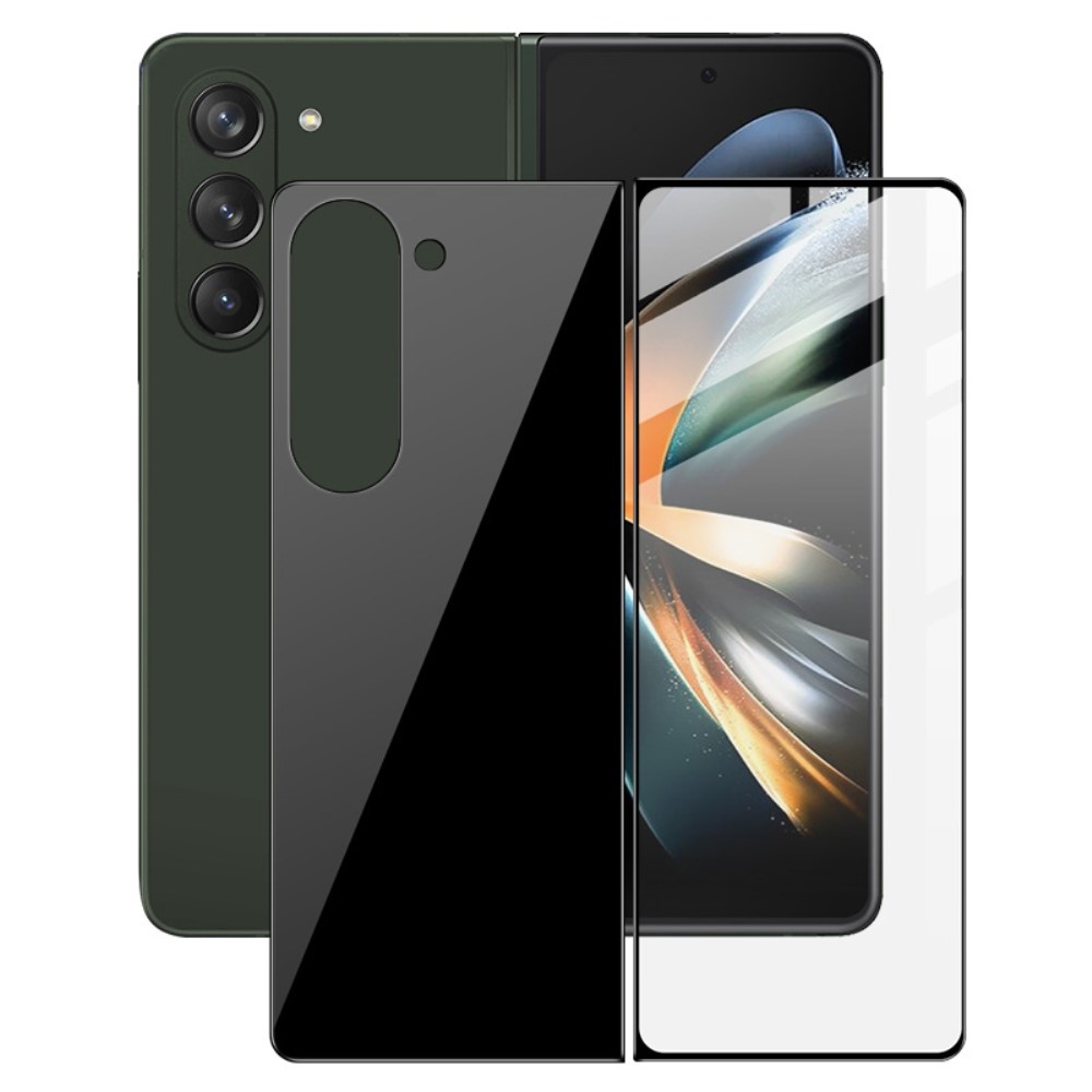 IMAK Galaxy Z Fold 5 Skärmskydd Front/Bak Härdat Glas