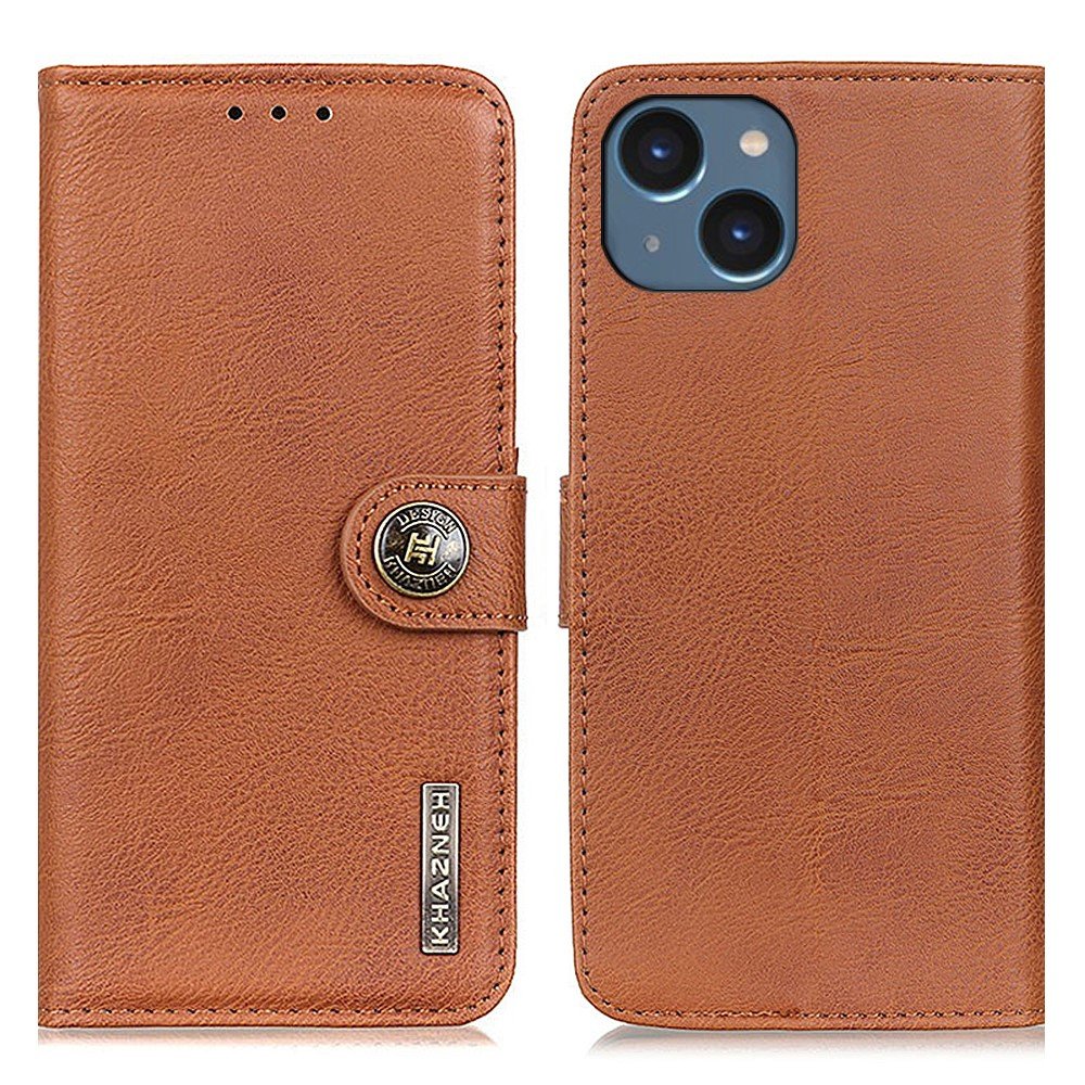 KHAZNEH iPhone 15 Plus Fodral Läder