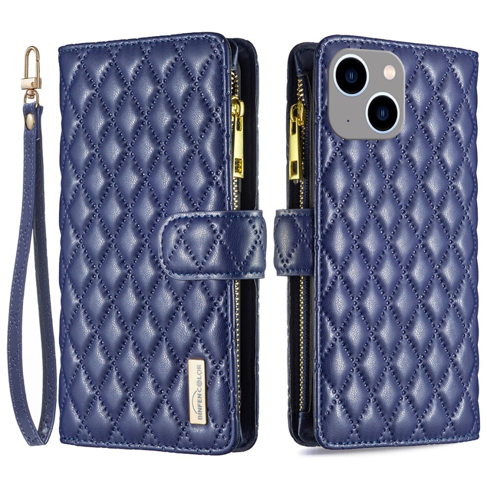 BINFEN iPhone 15 Plus Fodral Diamond Multifunktionell