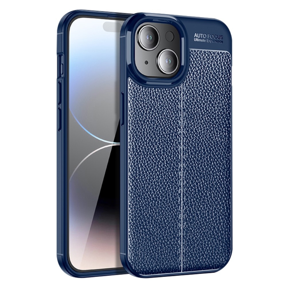 iPhone 15 Plus Skal Litchi Textur