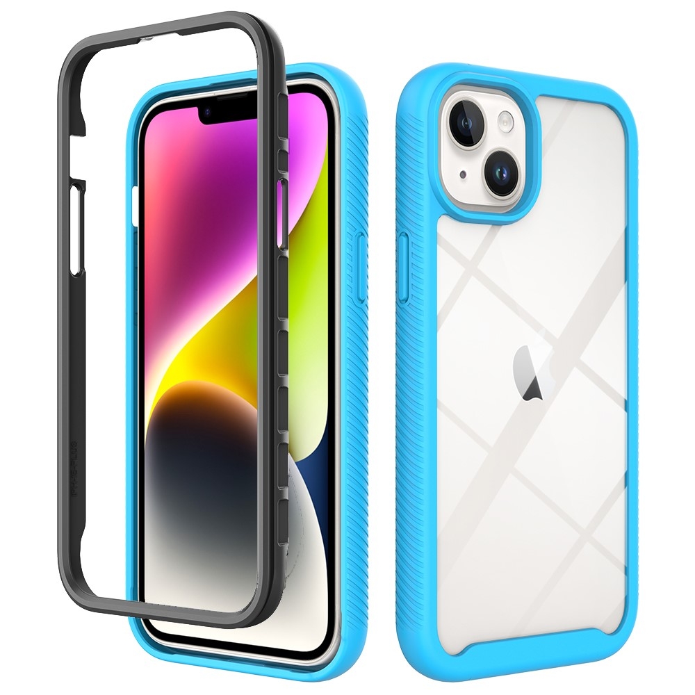 iPhone 15 Plus Skal Shockproof Med Frontram Ljus