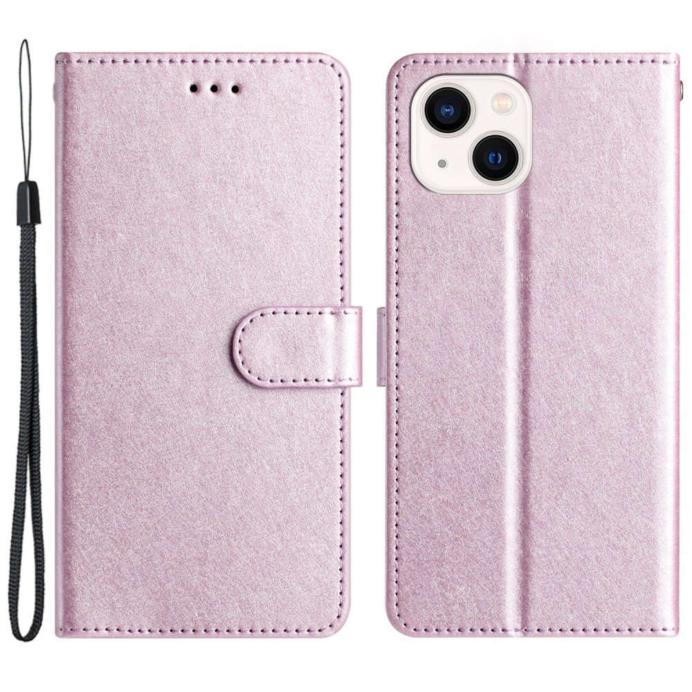 iPhone 15 Plus Fodral Silk Textur Med Snodd