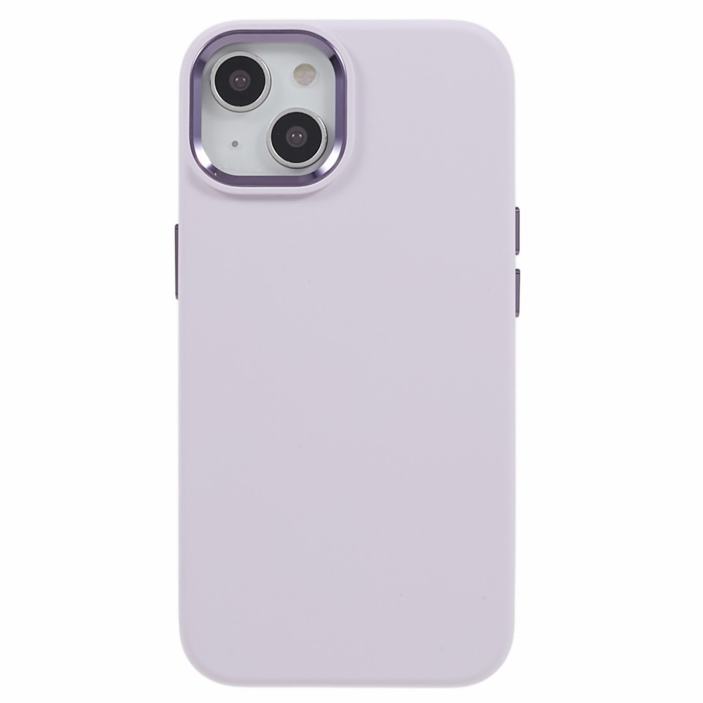 iPhone 15 Plus Skal Liquid Silikon AluLens Ljus
