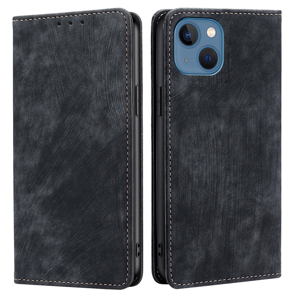 iPhone 15 Plus Fodral RFID Flip Retro