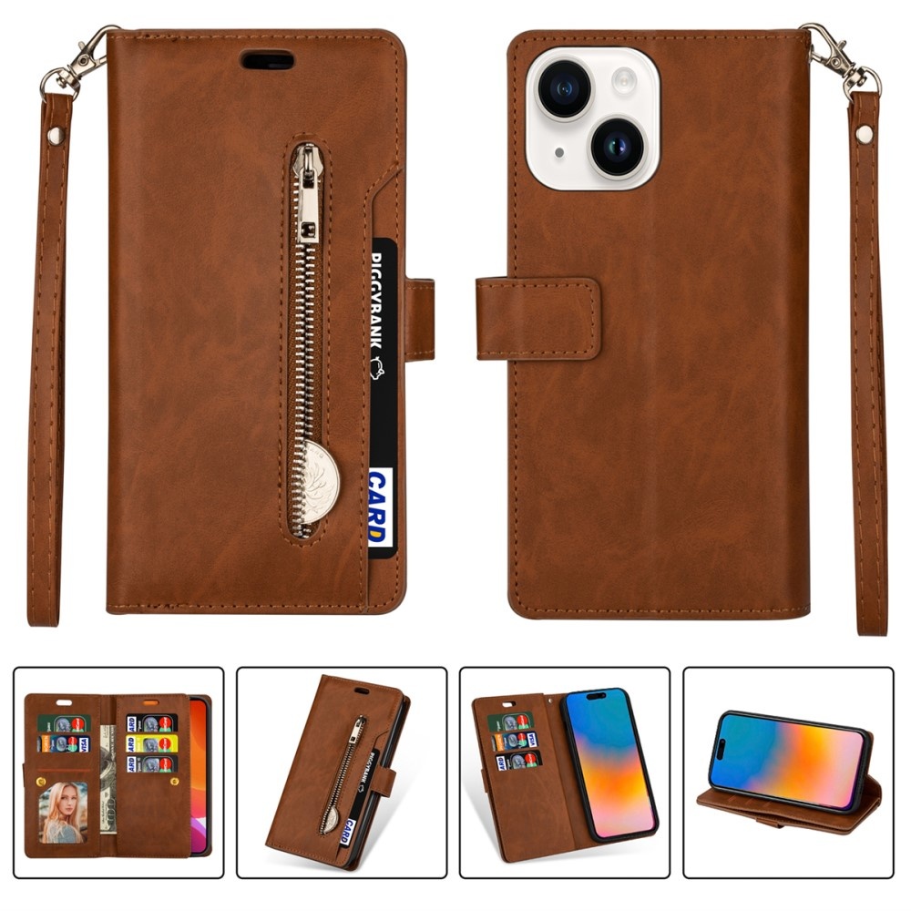 iPhone 15 Plus Multifunktionellt Fodral