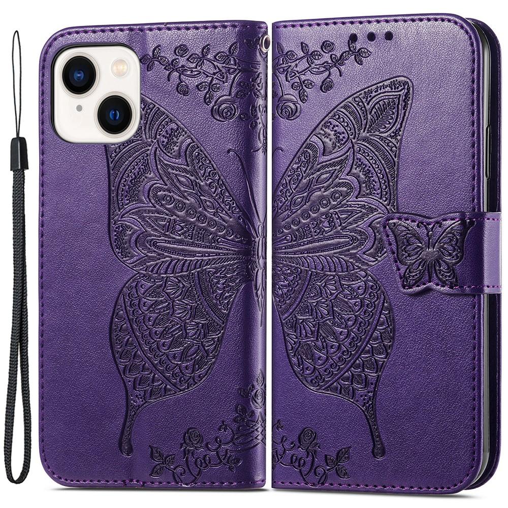 iPhone 15 Plus Fodral Med Fjäril Tryck