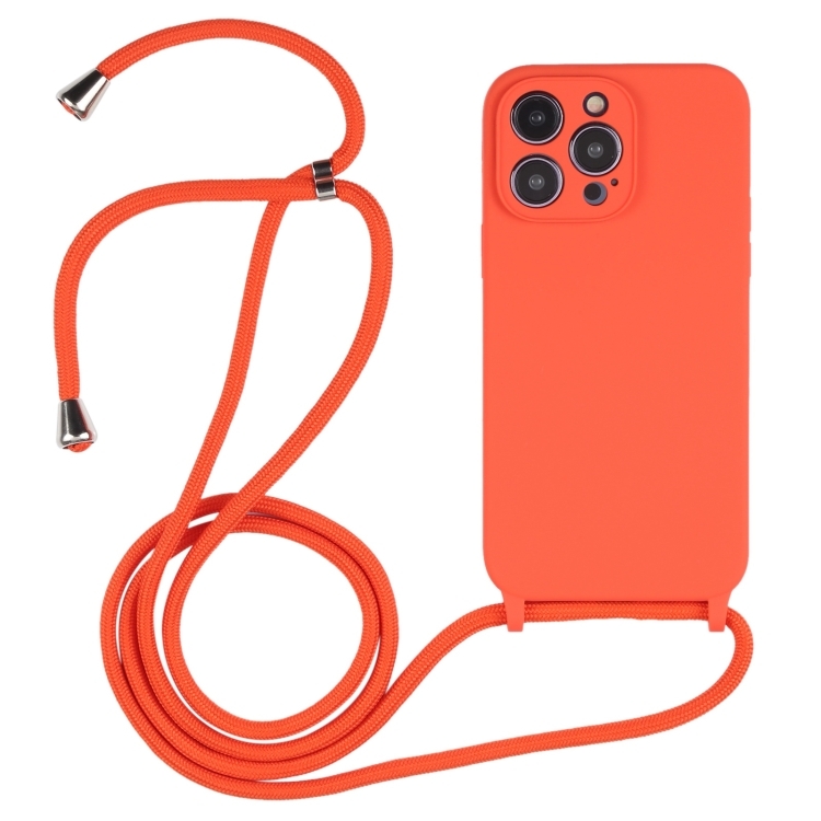 iPhone 15 Pro Max Skal Silikon Med Snöre