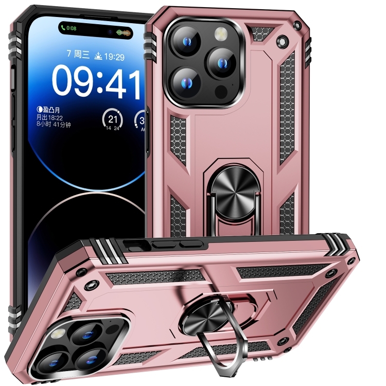 iPhone 15 Pro Skal Hybrid Armor Ring