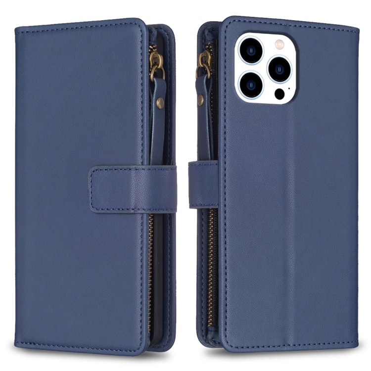 iPhone 15 Pro Fodral 9-Kort Multifunktionell