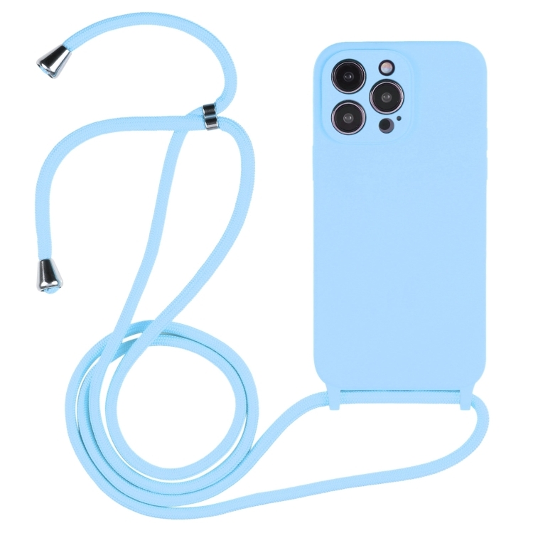 iPhone 15 Pro Skal Silikon Med Snodd