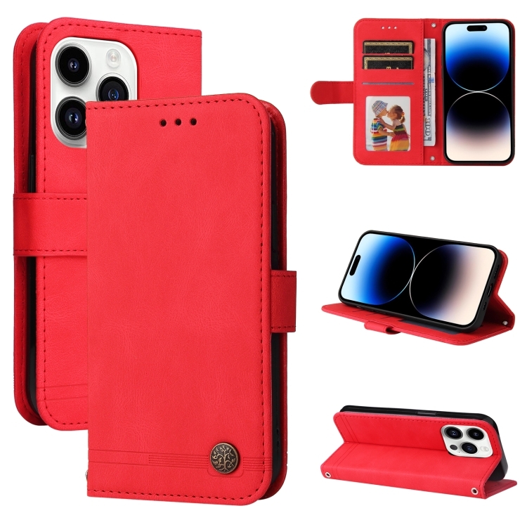 iPhone 15 Pro Fodral Skin Feel Läder