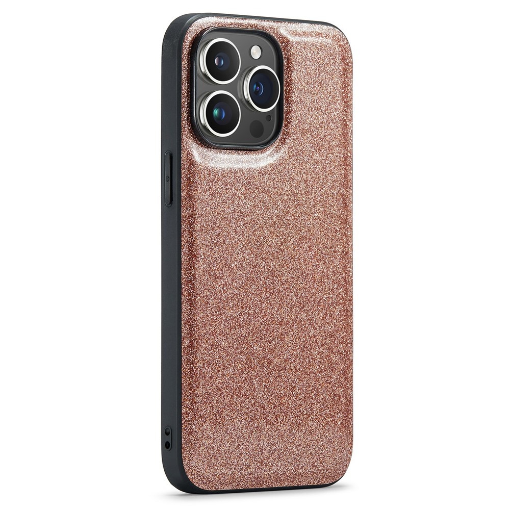 DG.MING iPhone 14 Pro Max Skal Läder Glitter