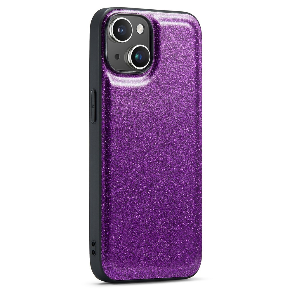 DG.MING iPhone 14 Skal Läder Glitter