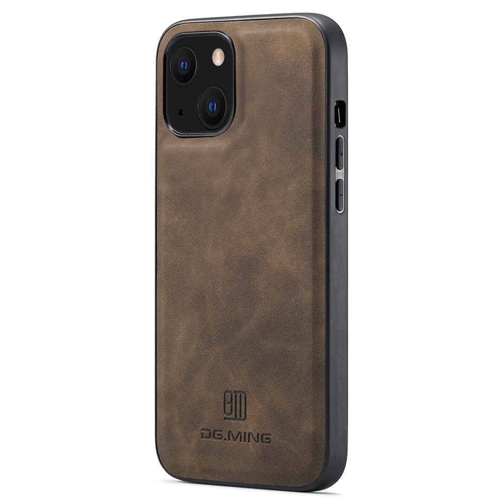 DG.MING iPhone 14 Skal Läderbelagt Mörk